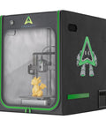 Heavy Duty 3D Printer Enclosure With Ventilation And LED Light, Fireproof And Temperature Controlled, displaying an active 3D printer inside.