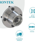 Rear Wheel Hub 521002 Replacement For Ford Focus 2001 2007 Without ABS 4 Lugs Driver Or Passenger Side Drop In Premium Quality Wheel Bearing Durable Steel Construction Easy Install