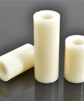 Real Deal Slick Beige Abs Plastic Spacers And Hollow Standoff Collars For Electronics Tv Brackets Diy Jewelry Crafting 500 Pack Easy Fit Rack Washers 8mm Id 16mm Od, three sizes displayed.