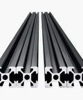 4-Piece 47.24-Inch T Slot Aluminum Extrusion Profile European-Standard Anodized Linear Rail Heavy-Duty Pro-Grade Aluminum Rail Set