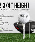 Dont Suck Golf Tees Pack Of 50 With Durable Four Prong Design And PureFlight Tech for straighter longer drives on green grass