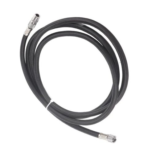 Heavy Duty Nylon Airbrush Hose Point 1 8 Meters Long Universal One Eighth Interface For Compressor Hookup coiled with metal ends