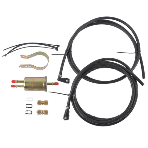 Complete Fuel Line Kit For Chevy Cobalt G5 Ion 2.2L 2003-2010 Includes Supply Vapor Lines Filter Bracket Couplers And Zipties For Quick Auto Repair Jobs, fuel lines and filter
