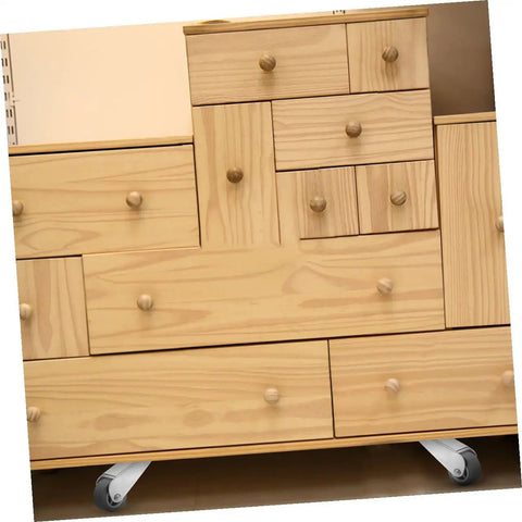 Smooth As Butter 2 Pack Nylon Galvanized Barn Door Rollers With Directional Caster Wheels for sturdy wooden cabinet on wheels.