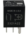 Two Pack Drop In 12V 40A 4 Pin Car Relay For Ford Edge Fusion F150 Explorer Escape Ranger F250 F350 Lincoln MKX Mercury Mariner Ref 8L8T14B192AA 8T2T14B192AA AB 8L8Z14N089A GU5Z14N089A RY966 1R2372, black relay