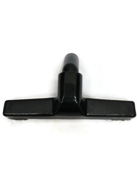 Hardwood Floor Brush 1.25 Inch Soft Bristles Universal Vacuum Cleaner Attachment 10 Inch Wide Head Basic Model black top view
