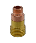 Copper collet body from Stubby Pro Grade Gas Lens TIG Torch Consumables Kit For WP17 WP18 WP26, 1/16 inch size, detailed view.