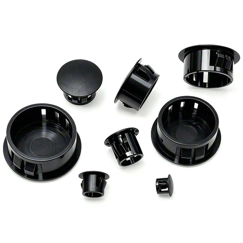 80 Piece Knockout Plug Set Round Plastic Panel Seals For Electrical Panels And Cabinets Fits Holes From 6mm To 25mm