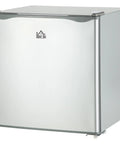 Sleek Compact Countertop Mini Freezer With Removable Shelves And Cool Gray Housing Perfect For Dorms And Apartments A Sick Game Changer Keeping Meats Seafood Ice Frozen Solid Daily, shown in gray.