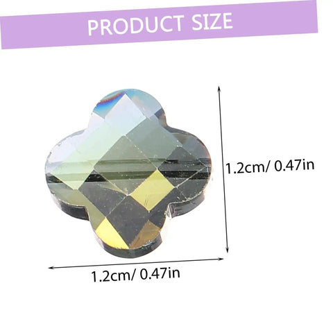 Level Up Your DIY Game With This Dope Bulk Lot Of Drilled Glass Spacer Beads Perfect For Jewelry Making Bracelets Purses And Chandelier Designs Grab These Fresh Bead Kit Today - 1.2cm glass spacer bead.