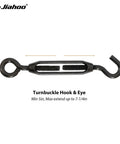 Turnbuckle hook for Anti Sag Gate Kit For Wooden Fence With Heavy Duty Steel Tensioner Cable Rust Resistant Gate Support System