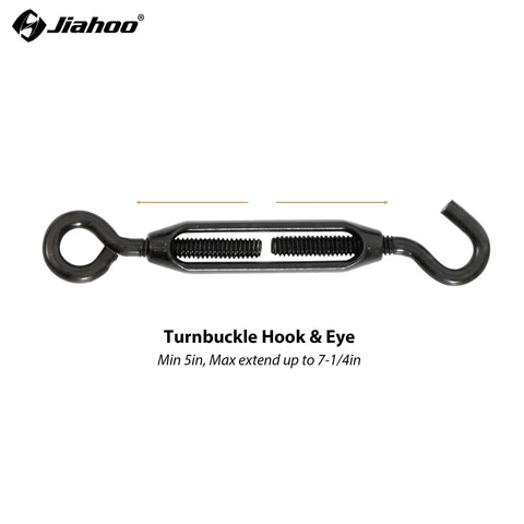 Turnbuckle hook for Anti Sag Gate Kit For Wooden Fence With Heavy Duty Steel Tensioner Cable Rust Resistant Gate Support System