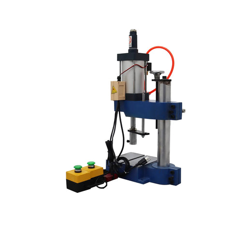 Heavy Duty Pneumatic Punch Press Machine For Sheet Metal Hole Punching, 110V Compressed Air Powered Shop Workhorse, Built Tough With Straightforward Zero Hassle Operation