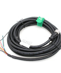 Cognex In-Sight 7000 9000 24V Power IO Cable M12 A-Coded 12 Pin Female To Flying Lead For Checker 201 DataMan Vision System 1m