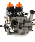 TopShelf Fuel Feed Transfer Pump For Isuzu N Series Excavator Engine 6WF1 6WG1 6UZ1 Replaces 094000-0484 part with dual orange caps.