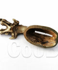 Finger Guard Bolster And Pommel Set For Knife Handles Owl Bird Animal Design For Custom Knife Making DIY Hand Casted Solid Bronze