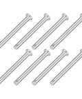 8 Pack Three Sixteenth Inch By Two Inch Single Hole Clevis Pins 304 Stainless Steel Flat Head Heavy Duty Hitch Pin For Trailer Latch Mechanic Repair Furniture Installation And Industrial Equipment arranged in a row