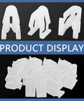 Universal Car Fastener Clips 20 Pack Made From Nylon Durable White Plastic With Water Resistant Build U Shape Clips For Dashboard Center Console Or Radio DVD Dash Panels Flat Or Round Head Secure Gripping