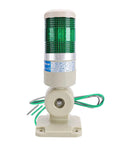 Green LED Signal Tower Light With 180 Degree Rotatable Base Continuous 110V AC Powered Industrial Stack Lamp for machinery control