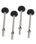 Stable 4 Pack 100mm Adjustable Leveling Feet For Tables And Chairs Anti Slip Floor Pads Vibration Dampening Solid Construction