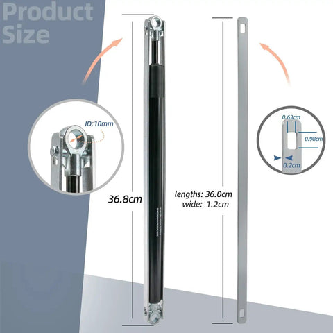 36-80 Standard Strut Kit For Aluminum Attic Ladders Replacement Parts Pair Fits AH2210 AH2210B AH2210K AH2210CA AH2510 diagram
