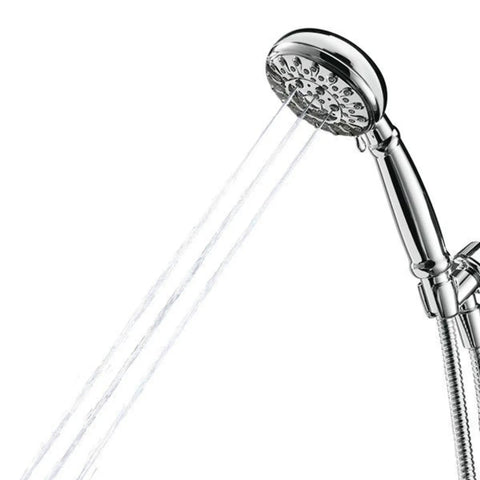 Banbury Mediterranean Bronze 5 Spray Hand Shower With Hose And Bracket 4 Inch Diameter Showerhead High Pressure Coverage