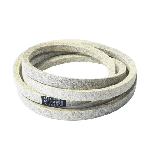 Heavy Duty 111.4 By 5/8 Inch Mower Deck Belt With Aramid Cord For 48 Inch Mowers Direct Fit Replacement To Stop Slipping Or Wearing Out And Keep Your Lawn Mower Running Smoothly All Season coiled belt
