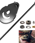 Steering Shaft Five Eighths Inch With Sector Gear Kit And Pinion Gear Bearing Set For Popular Lawn Tractors components view