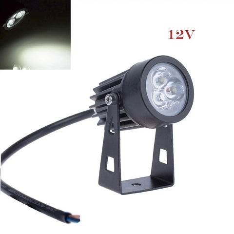 Outdoor LED Landscape Up Down Light Spotlight Low Voltage 12V for Yard, Steps, and Lawn Lighting, Cool White 6300K, Cast Aluminum