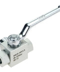Three Eighth Inch NPT Female High Pressure Hydraulic Ball Valve Three Way 7250 PSI Workhorse For Water Oil And Gas Flow Control