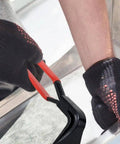 Person using Premium Steel Hand Seamer Set For Sheet Metal Bending And Flattening with Anti Slip Handle, 45-degree angle
