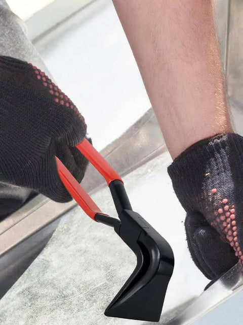 Person using Premium Steel Hand Seamer Set For Sheet Metal Bending And Flattening with Anti Slip Handle, 45-degree angle