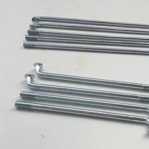 Set Of 20 4Mm Diameter 8G Spokes With Nipples For Electric Vehicles Beefed Up Heavy Duty Rust Resistant Steel Spokes For Motorcycles