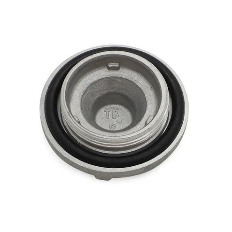 Durable Aluminum Oil Drain Plug With O-Ring For Yamaha Wr125 Trail Sm And Yzf125 Quick Install Anti Corrosion Bolt Kit To Keep Your Engine Smooth Running, silver threaded cap with black seal