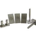 Stainless Steel T Slot Chute Rail Track T Shape Rectangle Hammer Head Bolts M6 M8 5 Piece Hardware Tools Set For Woodworking And Metalworking Rust Resistant Durable For Easy Installations