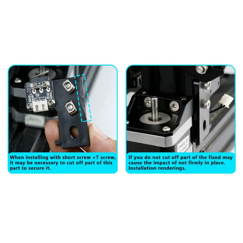 Beefed Up Metal Z Axis Stepper Motor Mount Bracket For 3D Printers With 2040 Aluminum Profiles installation guide