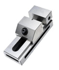 Heavy Duty Manual Vise Built Like A Tank With 2.5 To 3.5 Inch Jaw Capacity Deadlock Precision Grip For Square Stock Rapid Locking System Compatible With Cnc Lathes And Milling Machines, top view of steel construction.