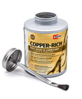 Copper-Rich High-Temp Anti-Seize Lubricant For Metal-To-Metal And Plastic Surfaces, Gaskets, And Plumbing, 1 Lb container with brush-top.