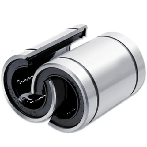 Open Linear Sliding Bearings For Rods And Rails LM10UUOP LM12UUOP LM13UUOP LM16UUOP LM20UUOP Open Type Motion Guides For Ultra Smooth Precise Linear Movement And Easy Alignment 4 To 10 Piece Pack, open silver bearing