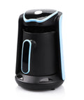 Turkish Arabic Greek Coffee Pot Maker Electric Machine 110V US Plug 1 To 4 Cup Brew BPA Free Cook Sense Technology Blue