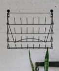 Kick Your Countertop Chaos Out The Door With These Straight Sturdy Metal Wall Racks Featuring Hella Spacious Bottle Display Shelves For Kitchen Bathroom Decor And Space Saving Storage - matte black metal shelf with three tiers