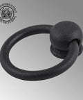 2-Inch Black Wrought Iron Cabinet Handles And Drawer Pulls Antique Style With Mounting Hardware For Kitchen Cabinets And Furniture