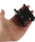 Heavy Duty Plastic Door Catch Latch With Spring Loaded Mechanism For Bedroom Camper And Cabinet Use Easy Install And Stable Positioning Holds Heavy Doors Tight Without Tools Or Drilling Needed For Renters And Diy Projects in a hand.