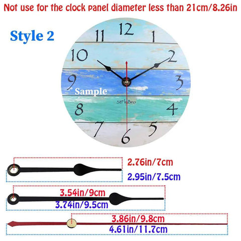 High Torque Non-Ticking Quartz Clock Movement Kit With Three Hands DIY Wall Clock Repair Parts Style 2 guide.