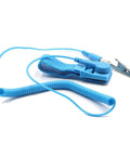 ESD Safe Go-To Wrist Strap For PC And Electronics Repair With Adjustable Wristband And Alligator Clip And Extra Long Coiled Cable Blue