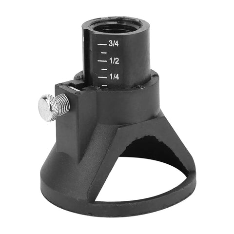 Kick Up Your Drilling Game With This Mini Drill Electric Grinder Locating Cap For Precise Punching Work and Robust Plastic Design Suitable For All Rotary Tools, black plastic locator cap.