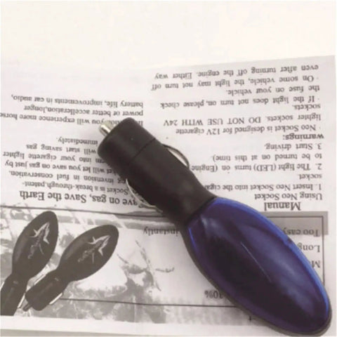 Gas Saver 5 Pack Plug And Play Fuel Economy Booster For Cars And Trucks 12V Vehicle Saving Device on a paper background