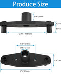 Dowel Jig Kit For Floating Shelves And Invisible Brackets, Self Centering Drill Guide dimensions illustration showing size details.