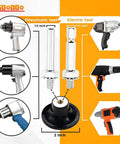 Pro Grade 33 Piece Diamond Sanding Discs Kit 2 Inch Quick Change Strips with 1/4 Inch Shank Holder for die grinder and drill