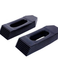 Two clamps from 58 Piece T-Slot Clamping Kit For Milling Machines With Cleaner And Wrench Machinist Set For 9/16 Inch Table Slots Durable Tool Steel Heat Treated Blue.
